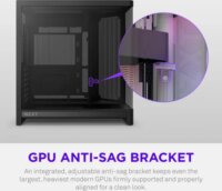 NZXT H6 2026 All Black Midi Torony Számítógépház - Fekete