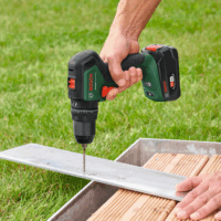 Bosch 06039D410A Akkus Ütvefúró-csavarozó + Akkus Excentercsiszoló + 2x 18V Akku