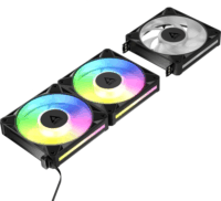 ARCTIC BioniX P14 A-RGB 140mm PWM Rendszerhűtő ventilátor 3db - Fekete