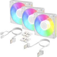 ARCTIC BioniX P14 A-RGB 140mm PWM Rendszerhűtő ventilátor 3db - Fehér