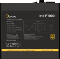 Ocypus Iota P1000 1000W 80+ Gold Moduláris Tápegység