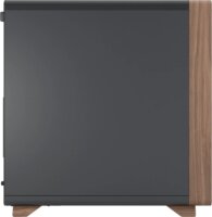 Fractal Design Summit Black Solid Midi Torony Számítógépház + 3db 140mm ventilátor - Fekete/Fa