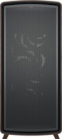 Fractal Design Summit Black Solid Midi Torony Számítógépház + 3db 140mm ventilátor - Fekete/Fa