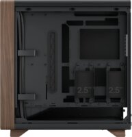 Fractal Design Summit Black Solid Midi Torony Számítógépház + 3db 140mm ventilátor - Fekete/Fa