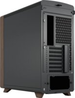 Fractal Design Summit Black Solid Midi Torony Számítógépház + 3db 140mm ventilátor - Fekete/Fa