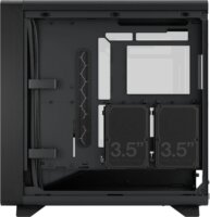 Fractal Design Summit Ambience Blackout TG Light Tint Midi Torony Számítógépház + 3db 140mm ventilátor - Fekete