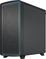 Fractal Design Summit Ambience Blackout TG Light Tint Midi Torony Számítógépház + 3db 140mm ventilátor - Fekete