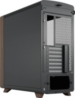 Fractal Design Summit Black TG Light Tint Midi Torony Számítógépház + 3db 140mm ventilátor - Fekete/Fa