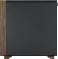 Fractal Design Summit Black TG Light Tint Midi Torony Számítógépház + 3db 140mm ventilátor - Fekete/Fa