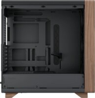 Fractal Design Summit Black TG Light Tint Midi Torony Számítógépház + 3db 140mm ventilátor - Fekete/Fa