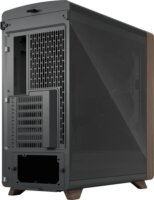 Fractal Design Summit Black TG Light Tint Midi Torony Számítógépház + 3db 140mm ventilátor - Fekete/Fa