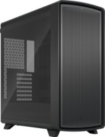 Fractal Design Summit Blackout TG Light Tint Midi Torony Számítógépház + 3db 140mm ventilátor - Fekete