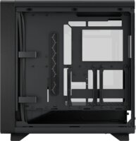 Fractal Design Summit Blackout TG Light Tint Midi Torony Számítógépház + 3db 140mm ventilátor - Fekete