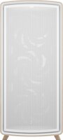 Fractal Design Summit Chalk White TG Clear Tint Midi Torony Számítógépház + 3db 140mm ventilátor - Fehér/Fa