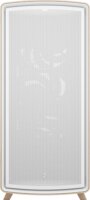 Fractal Design Summit Chalk White Solid Midi Torony Számítógépház + 3db 140mm ventilátor - Fehér/Fa