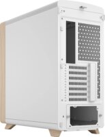 Fractal Design Summit Chalk White Solid Midi Torony Számítógépház + 3db 140mm ventilátor - Fehér/Fa