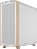 Fractal Design Summit Chalk White Solid Midi Torony Számítógépház + 3db 140mm ventilátor - Fehér/Fa