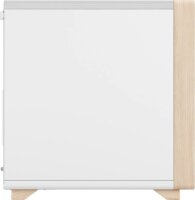 Fractal Design Summit Chalk White Solid Midi Torony Számítógépház + 3db 140mm ventilátor - Fehér/Fa