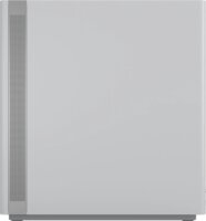Fractal Design Define One Light TG Clear Tint Midi Torony Számítógépház + 3db 140mm ventilátor - Fehér