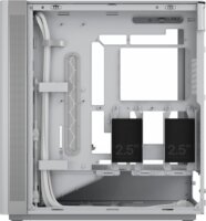 Fractal Design Define One Light TG Clear Tint Midi Torony Számítógépház + 3db 140mm ventilátor - Fehér