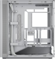 Fractal Design Define One Light TG Clear Tint Midi Torony Számítógépház + 3db 140mm ventilátor - Fehér
