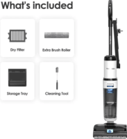 Tineco FLOOR ONE S6 Stretch Steam Plus Vezetékes Száraz / Nedves porszívó 1440W - Fehér