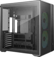DeepCool CG590 MESH 2F Midi Torony Számítógépház + 2db 160mm ventilátor - Fekete