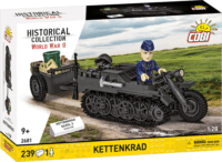 COBI 2681 Kettenkrad Lánctalpas Motorkerékpár 239 Darabos Építőkészlet