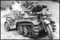 COBI 2681 Kettenkrad Lánctalpas Motorkerékpár 239 Darabos Építőkészlet