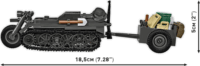 COBI 2681 Kettenkrad Lánctalpas Motorkerékpár 239 Darabos Építőkészlet