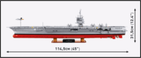 COBI CVN-65 Repülőgép-Hordozó 6131 Darabos Építőkészlet
