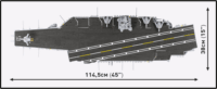 COBI CVN-65 Repülőgép-Hordozó 6131 Darabos Építőkészlet