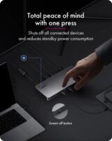 ICY BOX Diamond Dock 7402 12-in-1 Univerzális USB-C Laptop Dokkoló Állomás