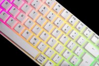 Cherry XTRFY K33 Compact Tri-Mode Wireless Mechanikus Gaming Billentyűzet DE - Fehér