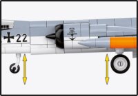 Cobi 5907 Lockheed F-104 Csillagvadászgép 428 Darabos Építőjáték