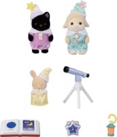 Epoch Sylvanian Families Pizsiparti Figura Szett Kiegészítőkkel 4cm