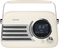 SAVIO RS-04 Hordozható FM / DAB+ Táskarádió - Ezüst