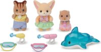 Epoch 5749 Bölcsis Barátok Medencés Moka Figura Készlet Kiegészítőkkel 4cm