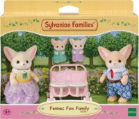 Epoch Sylvanian Families Sivatagi Róka Család Figura Készlet Babakocsival 8cm