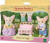 Epoch Sylvanian Families Sivatagi Róka Család Figura Készlet Babakocsival 8cm