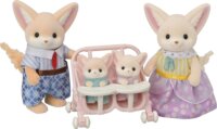Epoch Sylvanian Families Sivatagi Róka Család Figura Készlet Babakocsival 8cm