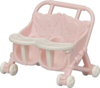 Epoch Sylvanian Families Sivatagi Róka Család Figura Készlet Babakocsival 8cm