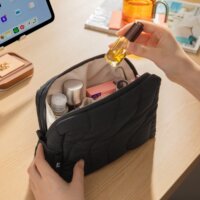 tomtoc Terra-A27 Puffy Piperetáska Neszeszer 2L - Fekete