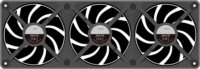 Ocypus Sigma F36 ARGB PWM 360mm Rendszerhűtő ventilátor - Fekete