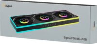 Ocypus Sigma F36 ARGB PWM 360mm Rendszerhűtő ventilátor - Fekete