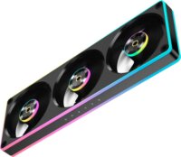 Ocypus Sigma F36 ARGB PWM 360mm Rendszerhűtő ventilátor - Fekete