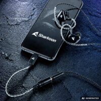 Sharkoon Stealthbite IEM Vezetékes Gamer Fülhallgató Headset - Fekete