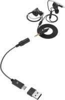 Sharkoon Stealthbite IEM Vezetékes Gamer Fülhallgató Headset - Fekete