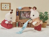 Epoch Sylvanian Families Mosógép És Porszívó Készlet Babaházhoz