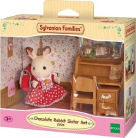 Epoch Sylvanian Families Csokinyuszi Leányzó Íróasztal Szett Figura 7cm